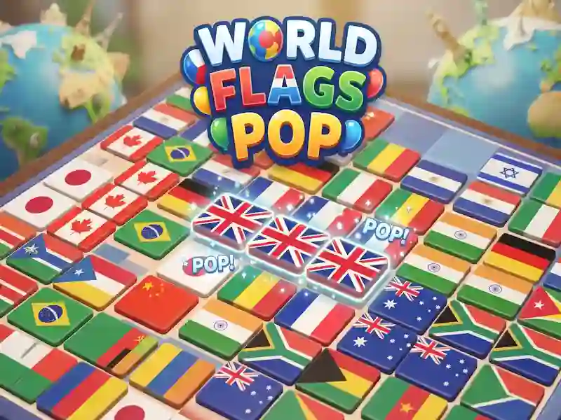 Spil World Flags Pop online