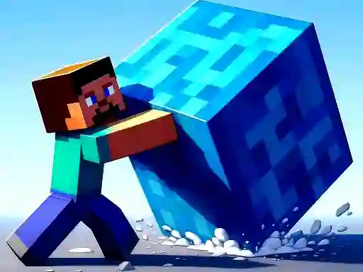 Spil MineBlocks 3D Maze online