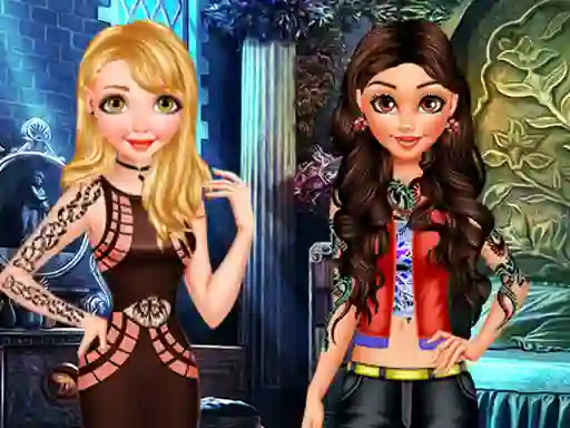 Spil Princess Bad Girls Makeover online
