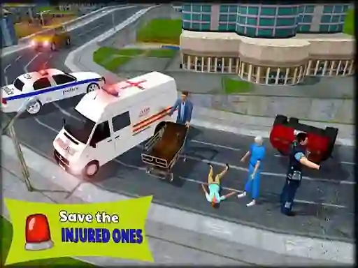 Spil Ambulance Rescue Driver Simulator 2018 online