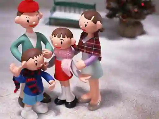 Spil Christmas Clay Doll Puzzle online