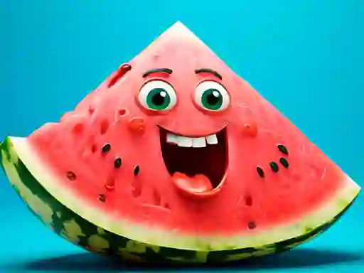 Spil Merge fruits: Fold the Watermelon! online