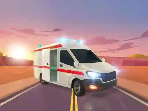 Spil Ambulance Traffic Drive online
