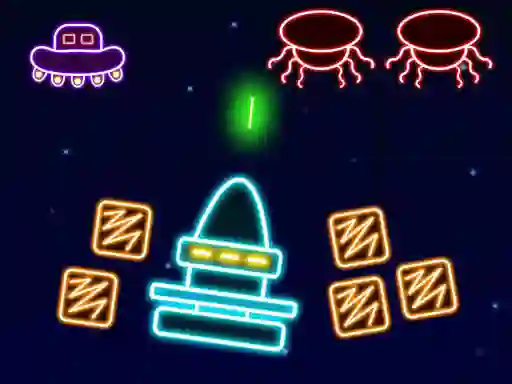 Spil Neon Invaders online