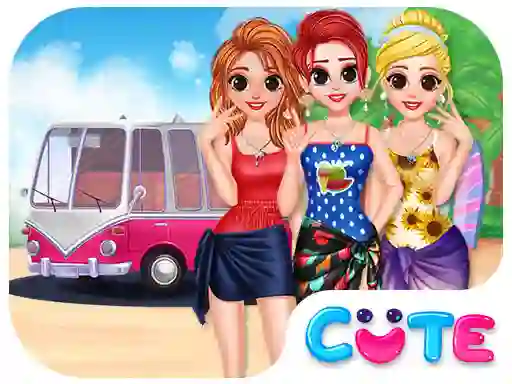 Spil Besties Summer Vacation online