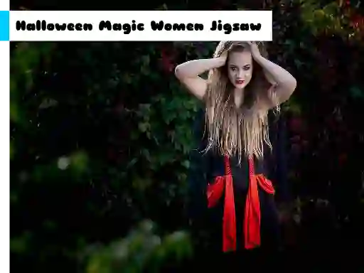 Spil Halloween Magic Women Jigsaw online