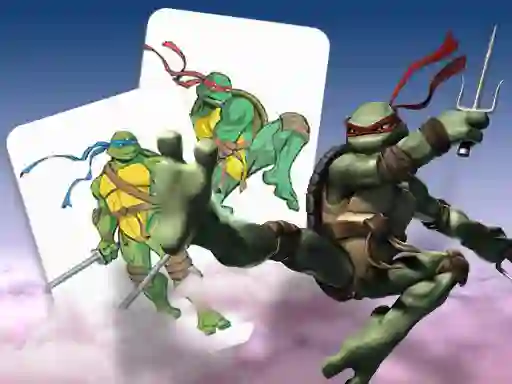 Spil Ninja Turtles Memory card Match online