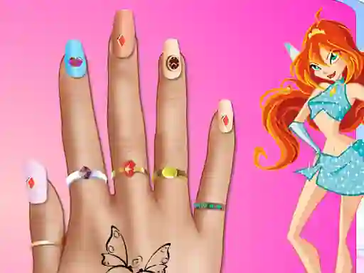 Spil Winx Nail Makeover online