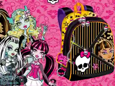 Spil Monster High Backpack Design online
