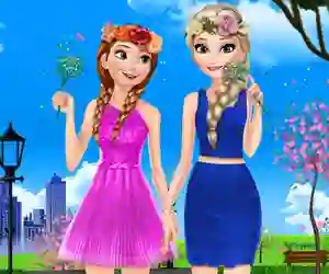 Spil Sisters Spring Day online