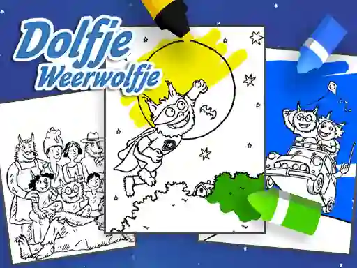 Spil Coloring Alfie The Werewolf online