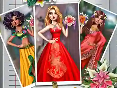 Spil Exotic Wedding Looks online