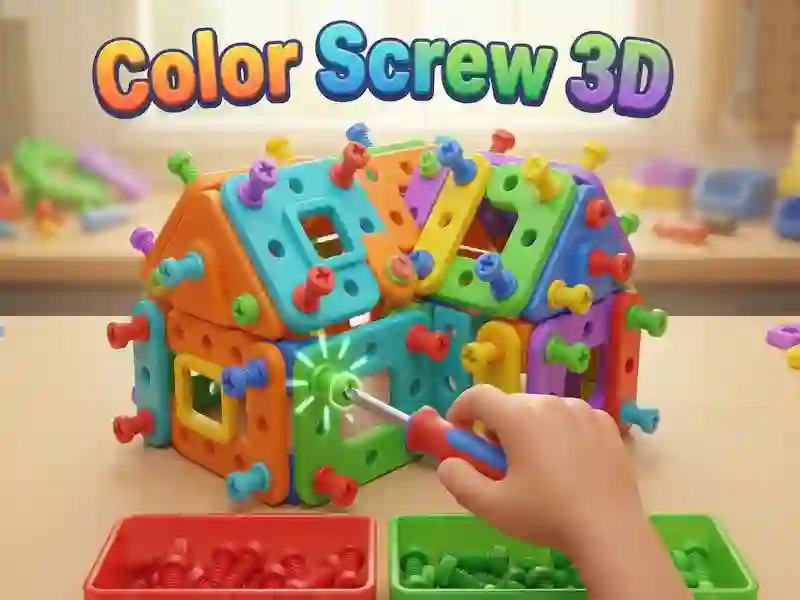 Spil Color Screw 3D online