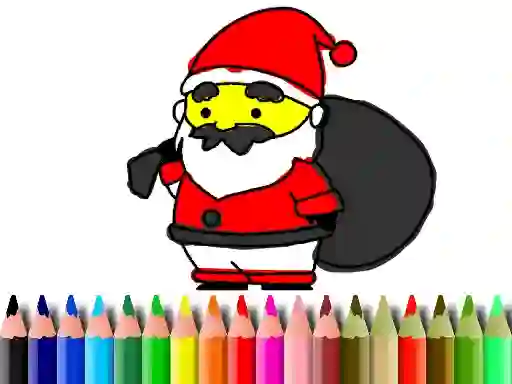 Spil Back To School: Santa Claus Coloring online