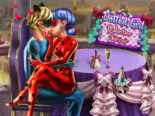 Spil Dotted Girl Valentine Dinner online