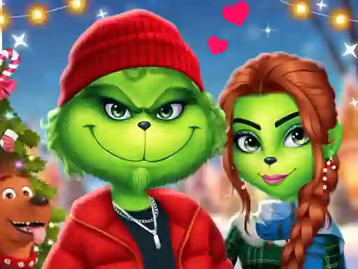 Spil The Grench Couple Holiday Dress up online