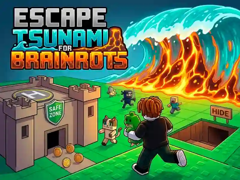 Spil Escape Tsunami for Brainrots online