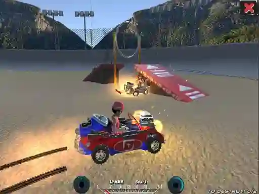 Spil Demolition Cartoon Car Crash Derby online