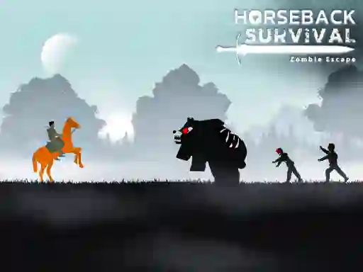 Spil Horseback Survival Zombies Escape online