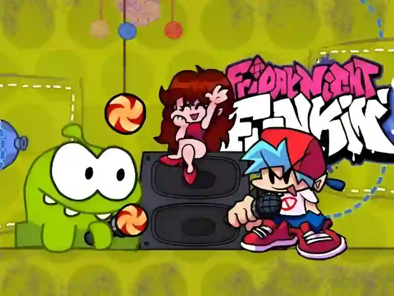 Spil Friday Night Funkin VS Om Nom from Cut The Rope online