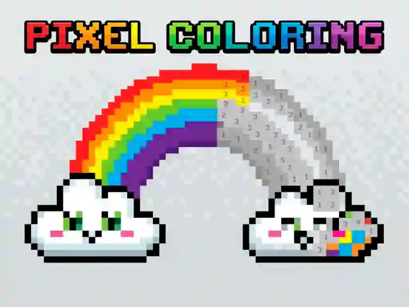 Spil Pixel Coloring online