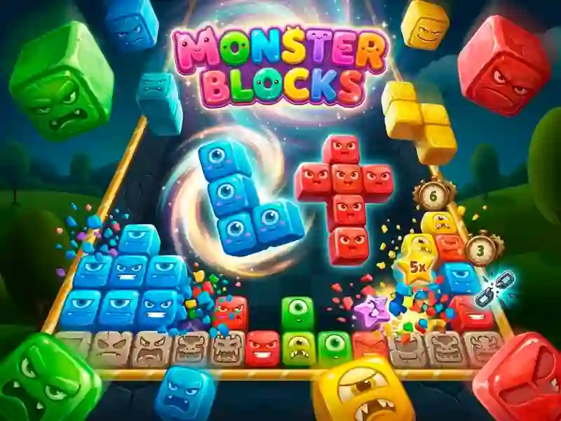 Spil Monster Blocks online