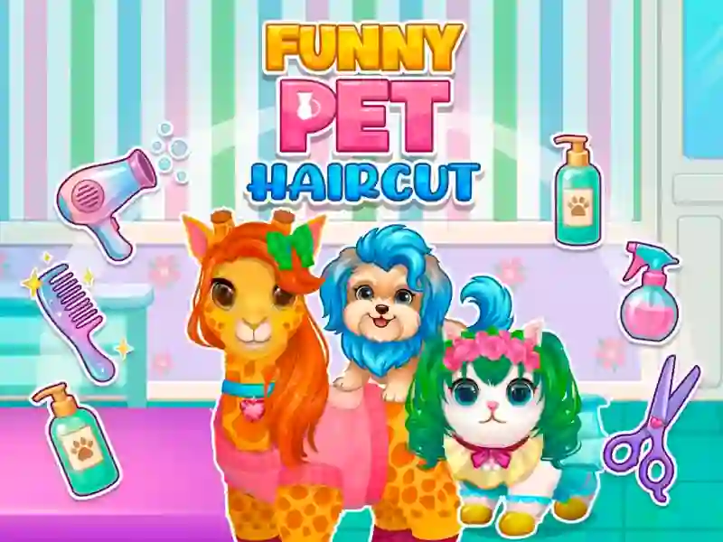 Spil Funny Pet Haircut online