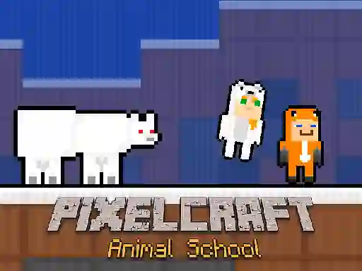 Spil PixelCraft Animal School online