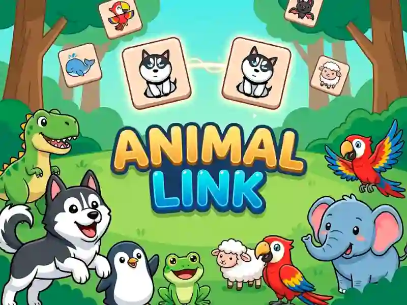Spil Animal Link online