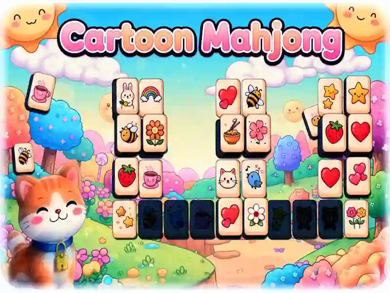 Spil Cartoon Mahjong online