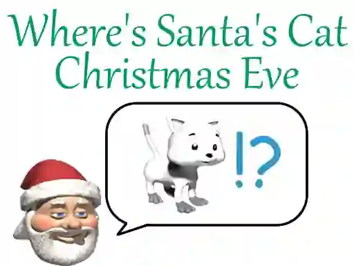 Spil Where's Santa's Cat Christmas Eve online