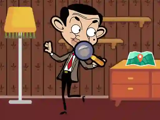 Spil Mr Bean Hidden Objects online