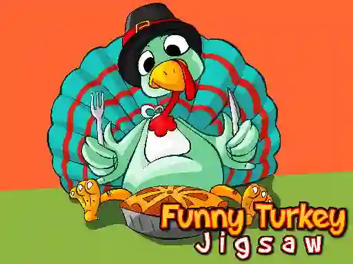 Spil Funny Turkey Jigsaw online