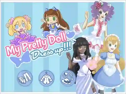 Spil My pretty doll : Dress up online