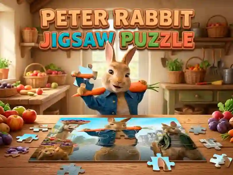 Spil Peter Rabbit Jigsaw Puzzle online