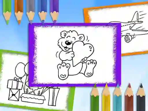 Spil Cartoon Coloring Book online