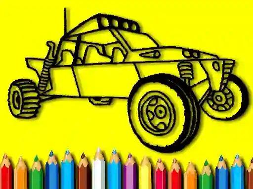 Spil Back To School: Rally Car Coloring Book online