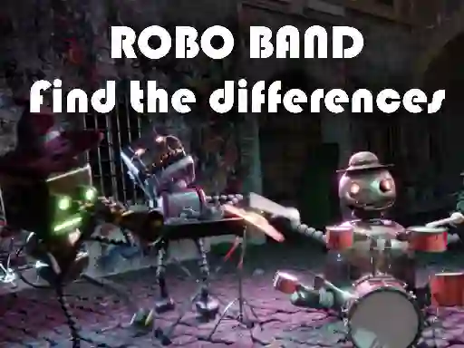 Spil Robot Band - Find the Differences online