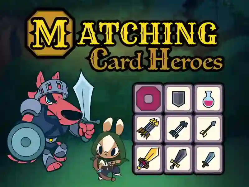 Spil Matching Card Heroes online