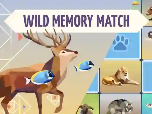 Spil Wild Memory Match online