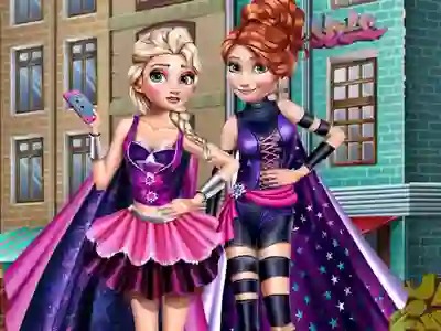 Spil Superhero Spring Princess Dress Up online