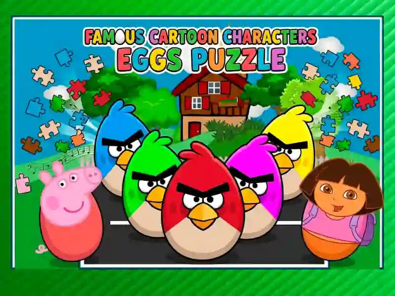 Spil Famous Cartoon Characters Eggs online