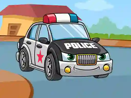 Spil Police Cars Jigsaw online