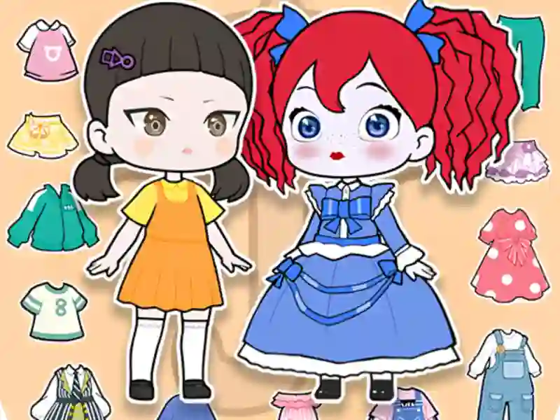 Spil Cute Doll Dress Up online