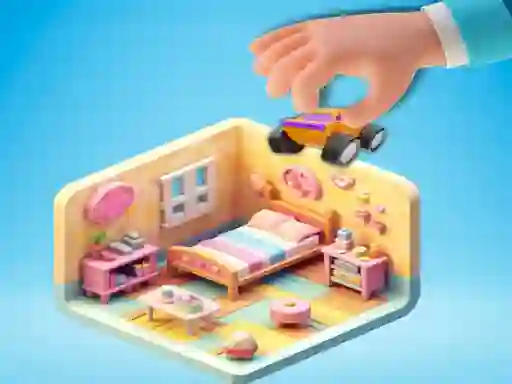 Spil Crazy Room 3D online