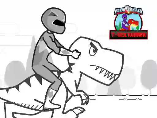 Spil Power Rangers T-Rex Runner online