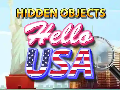 Spil Hidden Objects Hello USA online