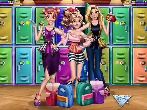 Spil Princess Back To School online