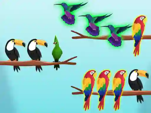 Spil Bird Sort Challenges online