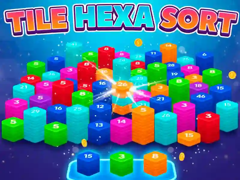 Spil Tile Hexa Sort online